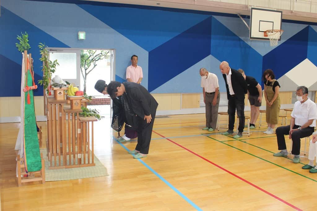 OWIS and local Community attending a School Tree cutting ceremony event
