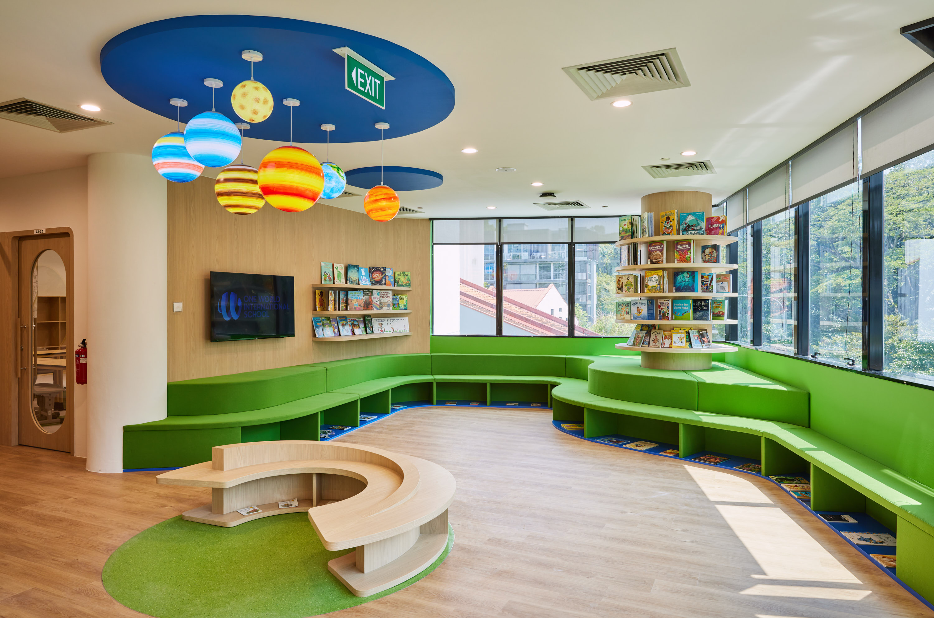 A library curated for young readers